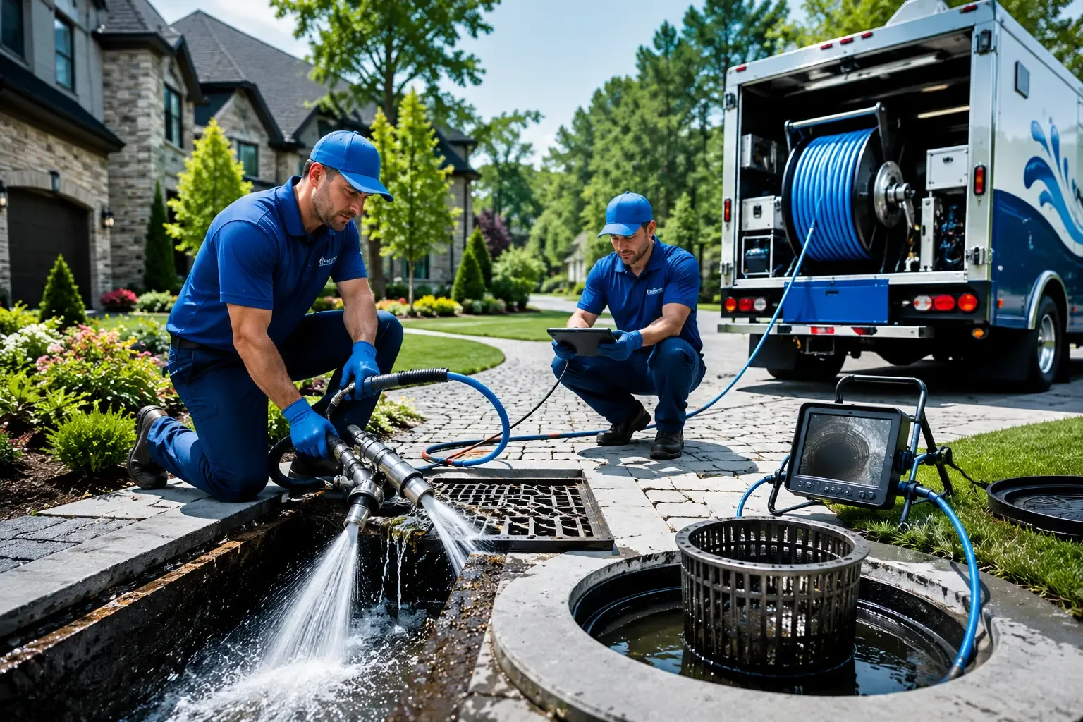 Local outdoor drain cleaning professionals in Allouez, MI