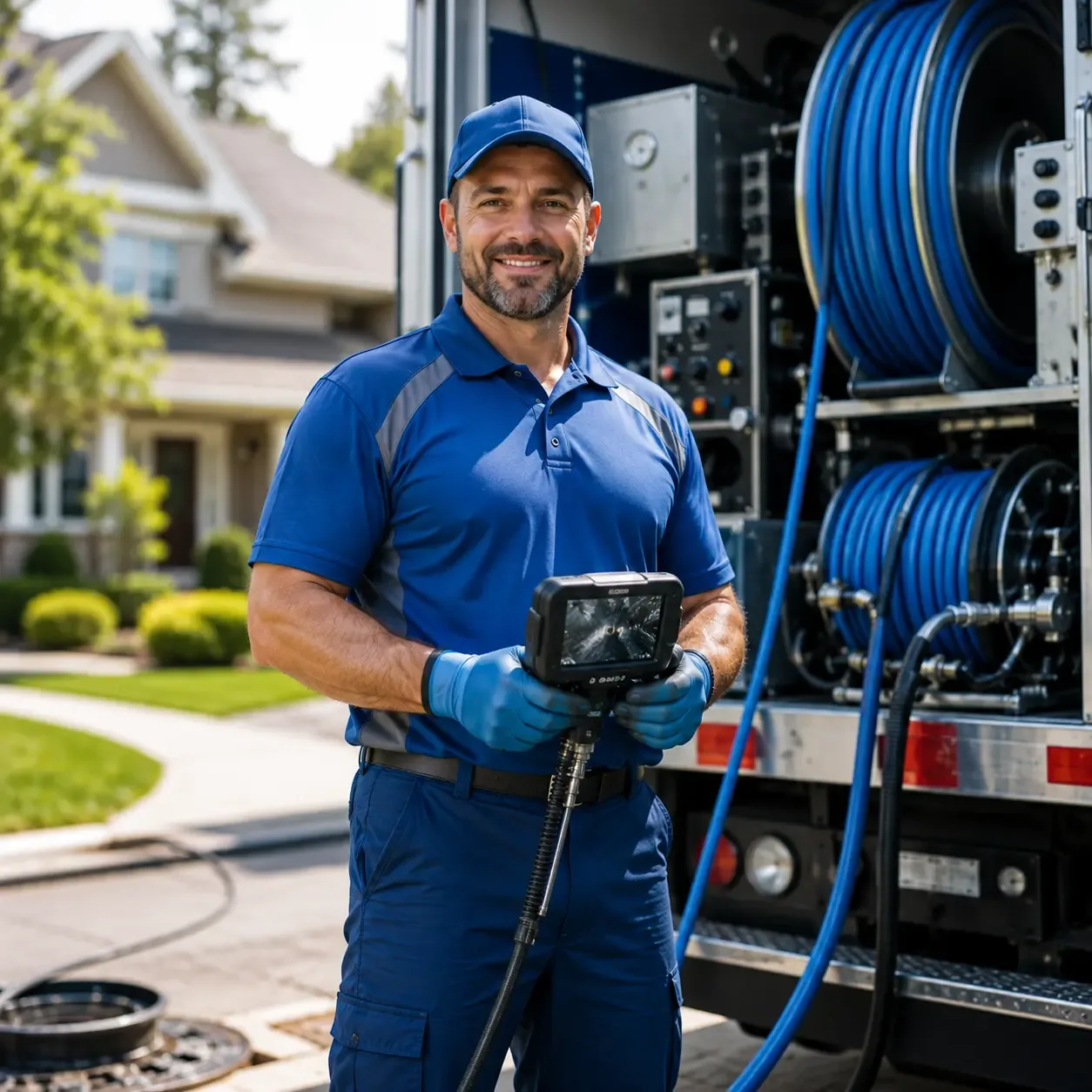 Local outdoor drain cleaning specialists in Allouez, MI
